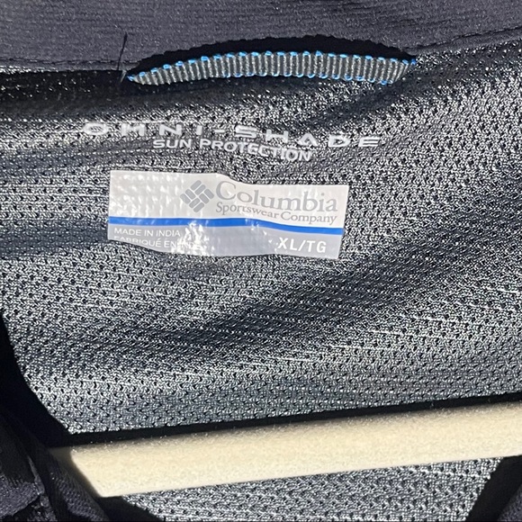 Columbia Omni-Shade Men’s Black Button Down XL - Picture 5 of 5